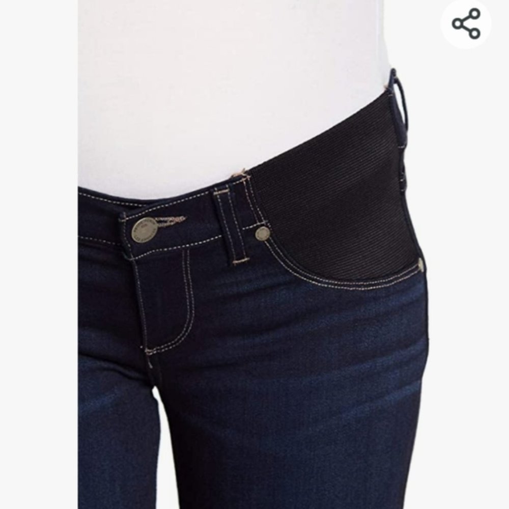 🌟Host Pick🌟 Never Worn: PAIGE Manhattan Bootcut Jeans dark wash and classic - Picture 4 of 15